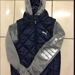 (Boys)Puma Jacket with hood